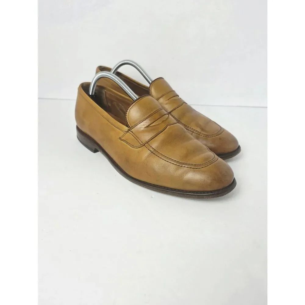 Allen Edmonds Lake Forest Penny Loafers Mens Walnut Size 10